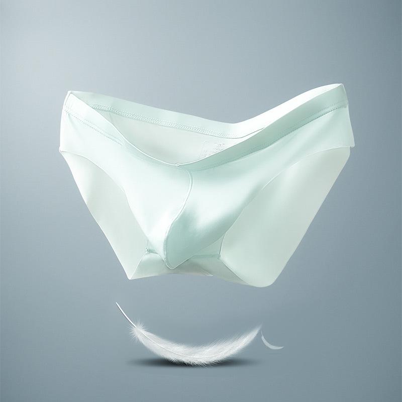 Men's Ice Silk Ultra-Thin Breathable Briefs - Sexy & Transparent Summer Underwear