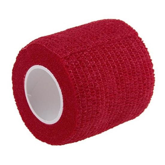 

Kinesiology Self-Adhesive Elastic Sports First Wrap Stretch Bandage Aid Tape червоний