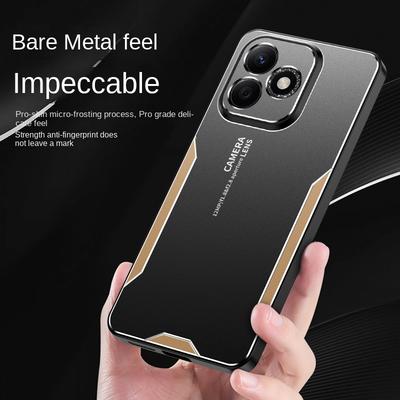 Funda rígida de PC de aleación de aluminio para Honor 400 Lite para Honor 400lite 300 Ultra 200 Protección de silicona mate a prueba de golpes Funda para teléfono