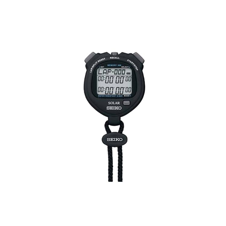 SEIKO 50 meter Water Resistance Quartz Movement Solar Movement Plastic Pocket Watch Above 44mm Unisex Black Dial SVAJ001 Black Dial