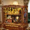 Jiate DIY Toy Book Nook Ancient Book Style Handmade Assembly Architectural 3D Bookend Model Gift for Men Women