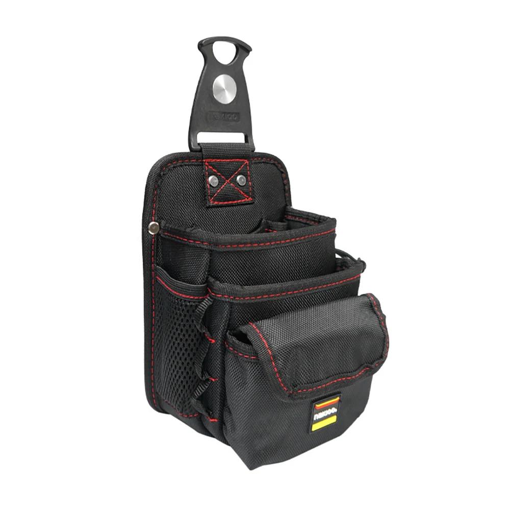 

Low-Voltage Weak Electrical Repairs Waist Bag Electrician s Quick-Release Rotary Tool Bag Specialized Storage for Hand Tools Kit чёрный