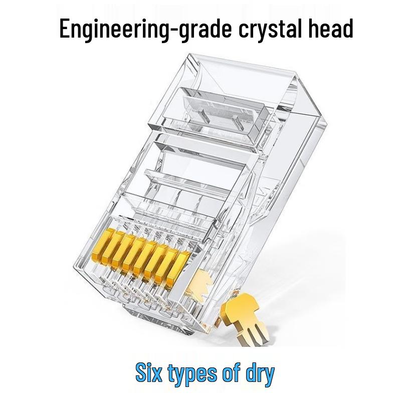 

Shouxin RJ45 Cat5e/Cat6/Cat6A Gold-Plated Ethernet Connectors