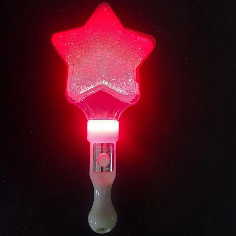 Glowing LED Magic Star Wand Gifts Luminous Party Decoration Light Stick Kids Boys Girls Happy Fluorescent  Birthday Party Decors