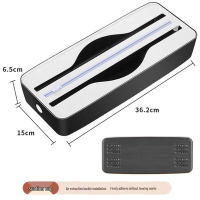 ZISIZ Magnetic Suction Cling Film Dispenser with Two-Way Cutter