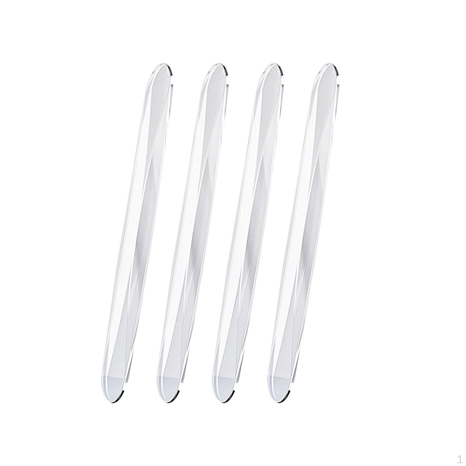 

4 шт., защита от столкновений, водонепроницаемая мягкая декоративная сторона для дверей автомобиля чистый