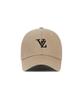 Bajal [Unisex] 3D Monogram Logo Oversized Ball Cap Beige