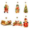 LED Christmas Suction Cup Light Christmas Window Hanging Lamp LED Sucker Light Christmas Shop Window Home Decoration