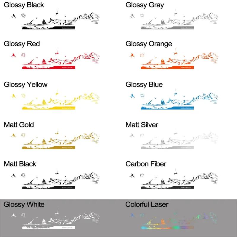 Van Camper Stickers For Volkswagen VW Transporter T6 Car Graphics Mountain Climb Camping Styling Decals Auto Tuning Accessories