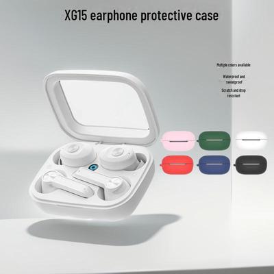 Étui de protection en silicone pour casque Bluetooth XG15: Doux, imperméable, anti-poussière, anti-transpiration, anti-rayures, facile à nettoyer.