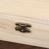 1/3Pcs Rustic Vintage Style Wooden Storage Box With Hinged Lid Keepsake Box Organizer For Trinket Home Decor Crafts Art Hobbies