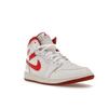 Air Jordan 1 Mid SE White Dune Red Men Sneakers Lobster Sail Vachetta-Tan FJ3458-160
