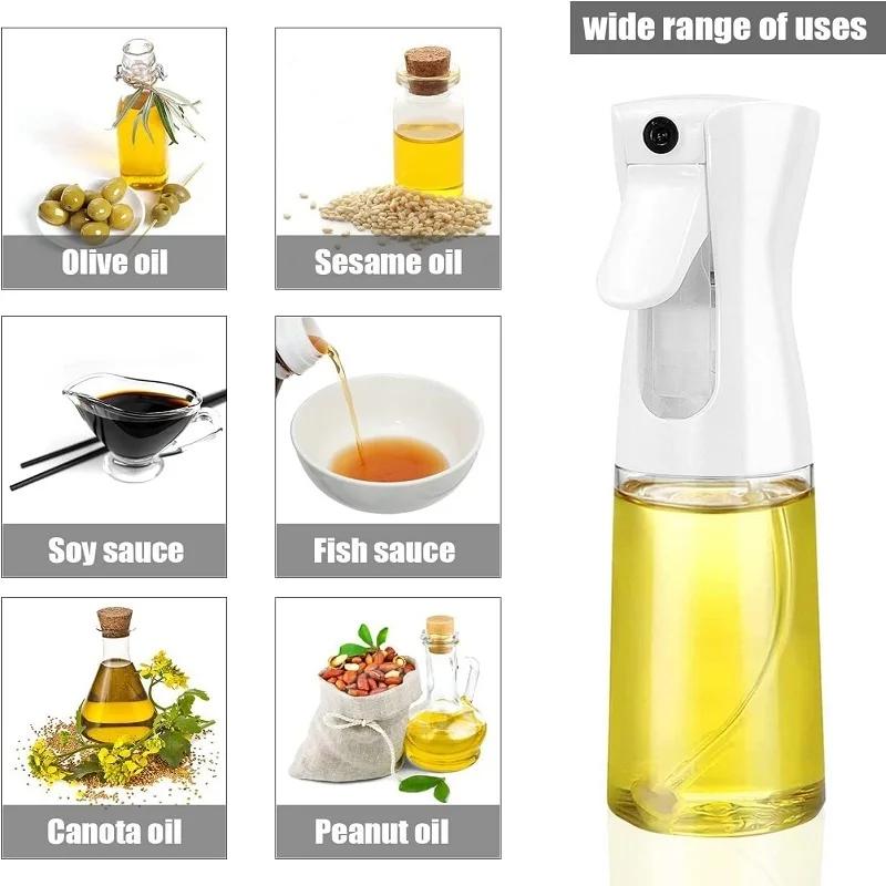 Olive Oil Sprayer Bottle Baking Barbecue Mist Sprayer Kitchen Cooking Vinegar Oil Dispenser for Air Fryer BBQ Picnic Tools