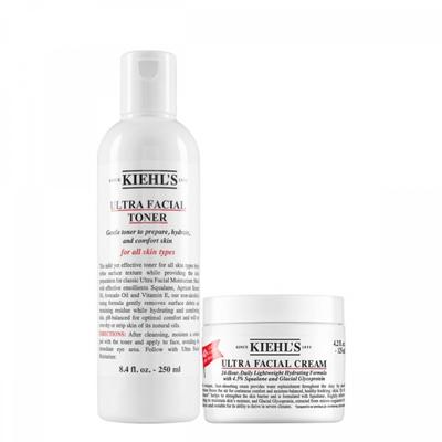 Kiehl S Ultra Facial Set  Toner 250ml + Cream 125ml 