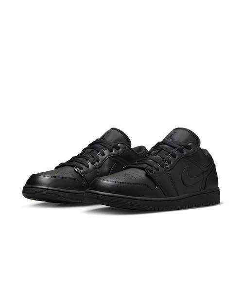 553558-093 Nike Air Jordan 1 Low Triple Black (Men's)