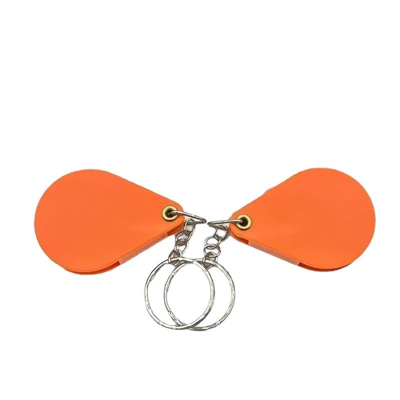 Lupa de Chaveiro Dobrável Compacta - Lente Pequena de Alta Definição para Leitura de Idosos