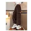 Girls' Loose Corduroy Overalls - Spring/Autumn Japanese Style Lazy Trousers