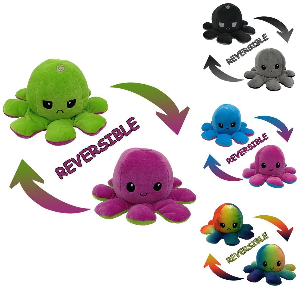 Premium Quality Plush Double-sided Octopus Doll For Softness And Comfort