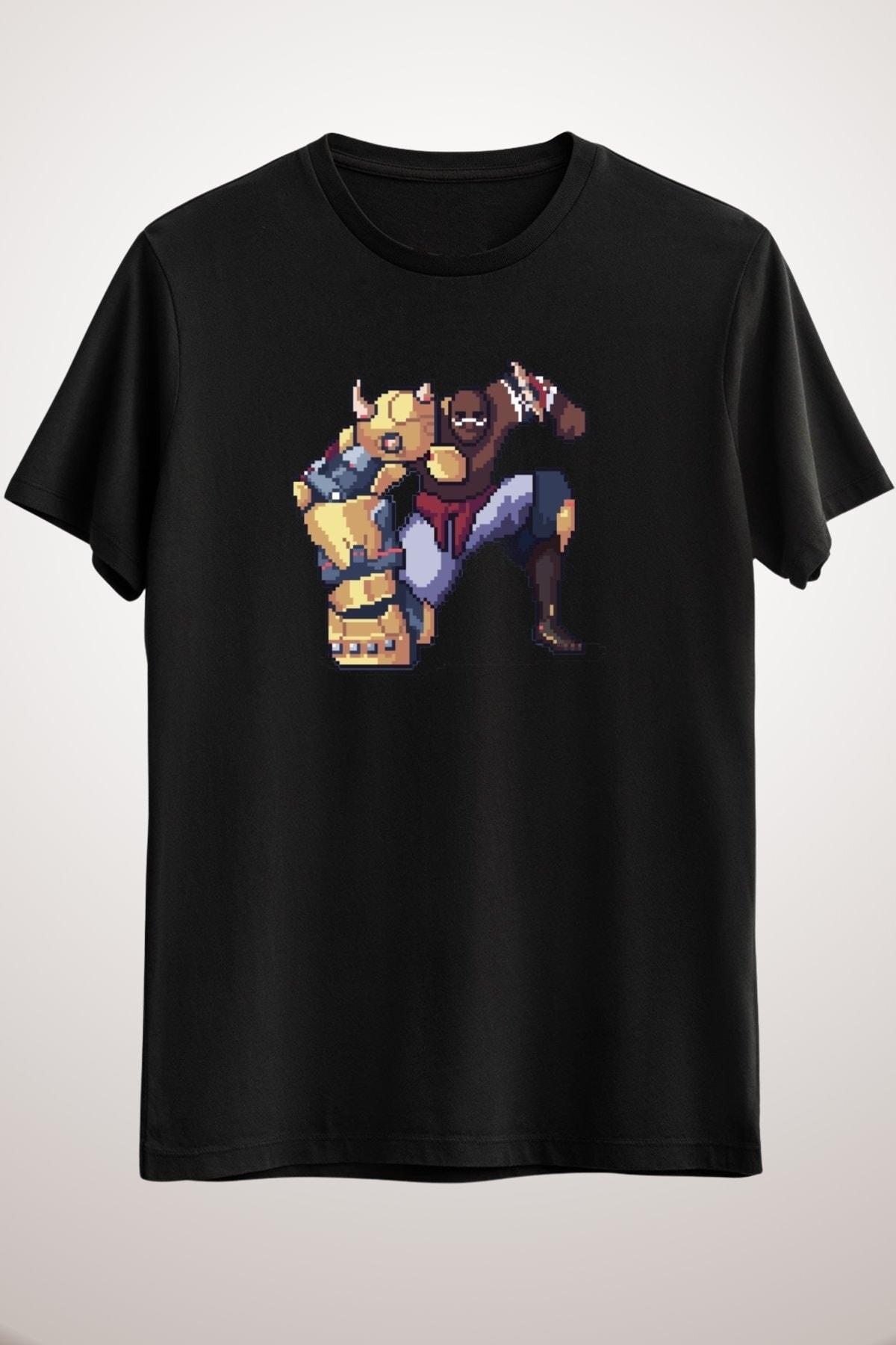 

Мужской черный The Mighty Fist Of Doom Pixelated