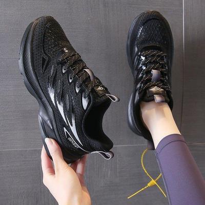 Damenschuhe, Sportschuhe, weiche Sohlen 2025 neu Herbst atmungsaktiv und leicht Militärtraining Dämpfung Casual Mesh Laufschuhe Damen