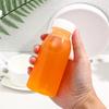 10pcs 250/250/300/350ml Transparent Water Bottle Plastic Juice Bottle PET Milk Beverage Bottle With Lid Camping Hiking Drinkware