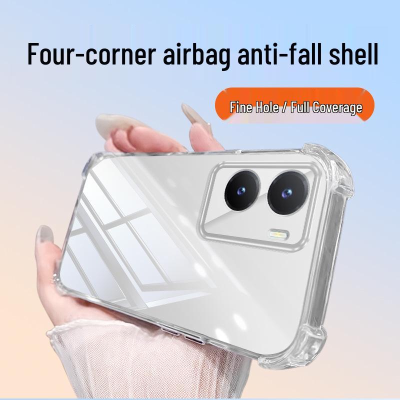

Vivoy35/Y35-5G/Y35m+ TPU Transparent Phone Case with Airbag Corners - Drop-Proof, Elegant Design Y35 5G прозрачный