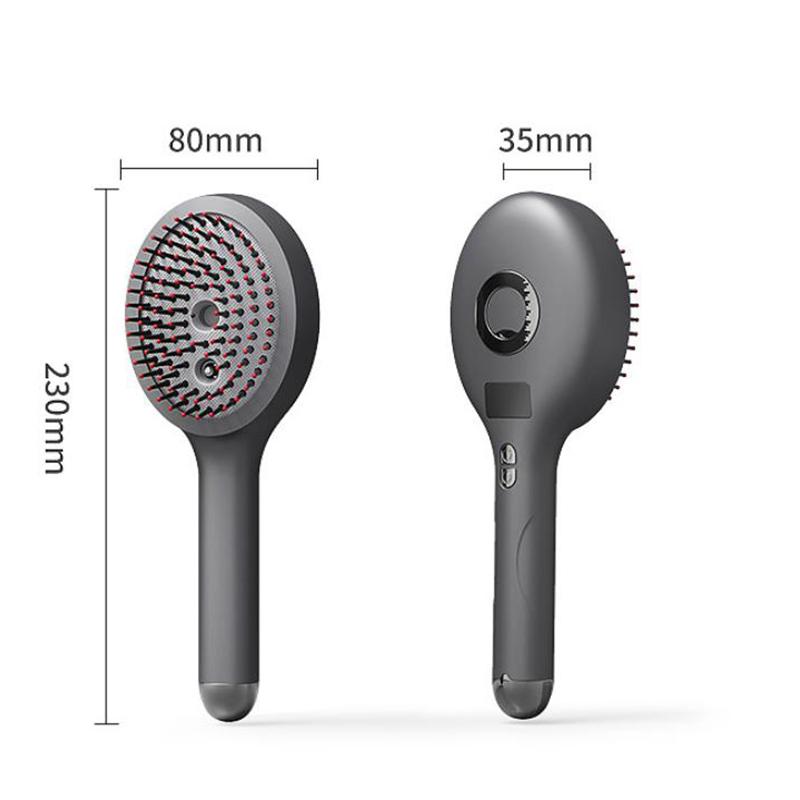 Electric Spray Massage Comb with LED-Hair Growth VibrationHeadMassagerAnti-HairLossScalp Brush AtomizingComb for LiquidMedicine