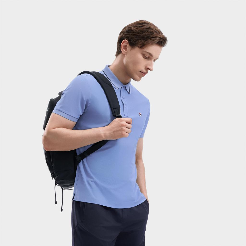 Nowe koszulki polo FILA Męskie Manor Blue F11M421115FBU