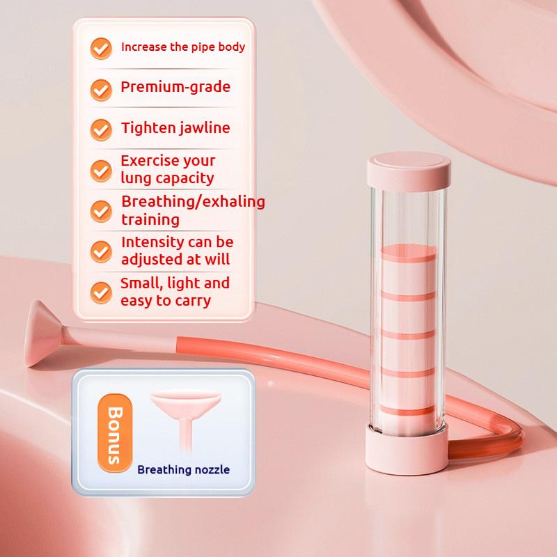 Adjustable Portable Face Breathing Dumbbell Abdominal Trainer Jaw Exerciser for Home Gym Health Physiotherapy