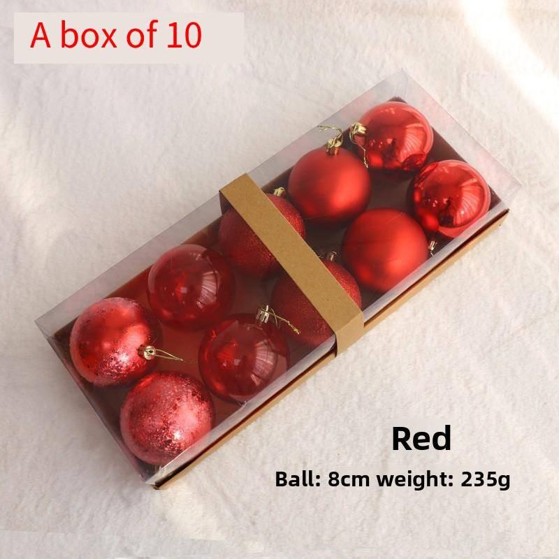 Christmas Pendants Decorations Atmosphere Ball With Metallic Surface For Home Decor And Holiday Celebration