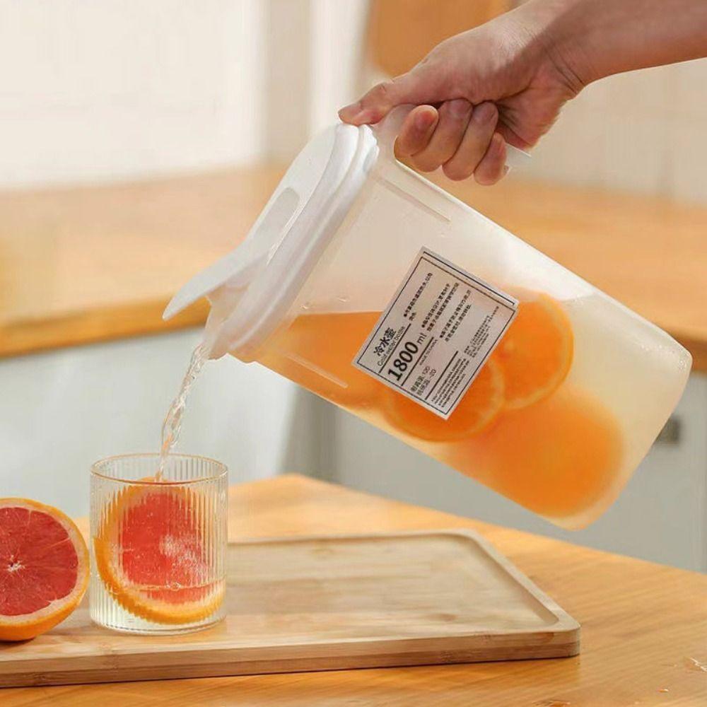 Large Capacity Cold Water Jug Plastics Storage Jug Water Bottle Water Pitcher  Summer