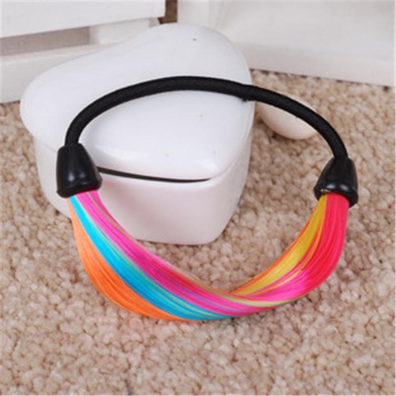 2 Pezzi Parrucche Sintetiche Elastici per Capelli Accessori per Capelli Accessori per Coda di Cavallo