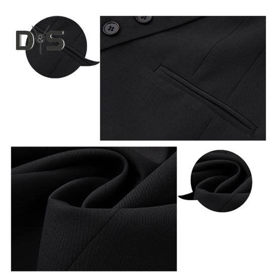 Women Vest Coat Sleeveless Single-breasted Buttons Western Style Slim Fit Cardigan Suit Coat Pure Color V Neck Formal Business Style Lady Waistcoat