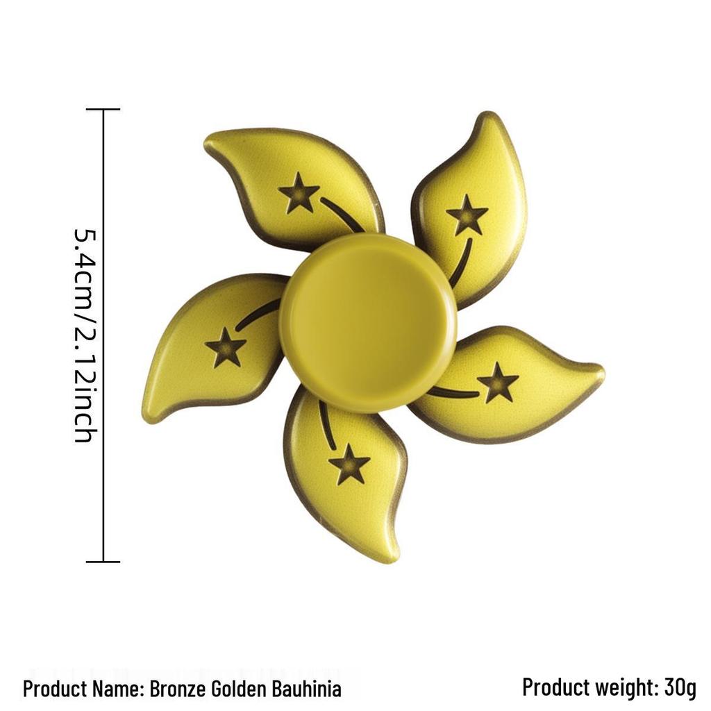 Ancient Bronze Zinc Alloy Cross Fingertip Spinner - EDC Decompression Toy  