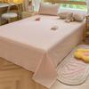New Japanese Style Striped Thick Bed Sheet with Pillowcase for Single Student Dormitory