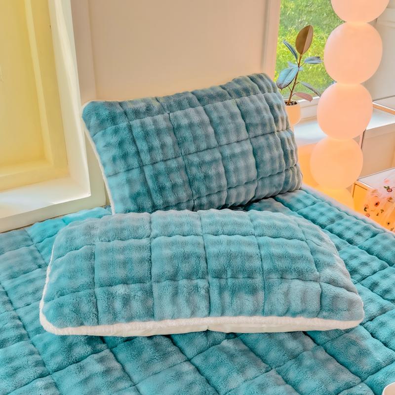 Moderne Minimalistische Zachte Pluche Kussenslopen Queen Size 18.9x29.1 Inch Machine Wasbaar Set van 1 of 2 Zonder Vulling 1 pillowcase 48x74cm