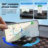 1Pcmultifunction Car Anti-Slip Mat,Rotatable Anti Skid Car Dashboard Pad With Temporary Parking Numbe,Universal Car Phone Holder
