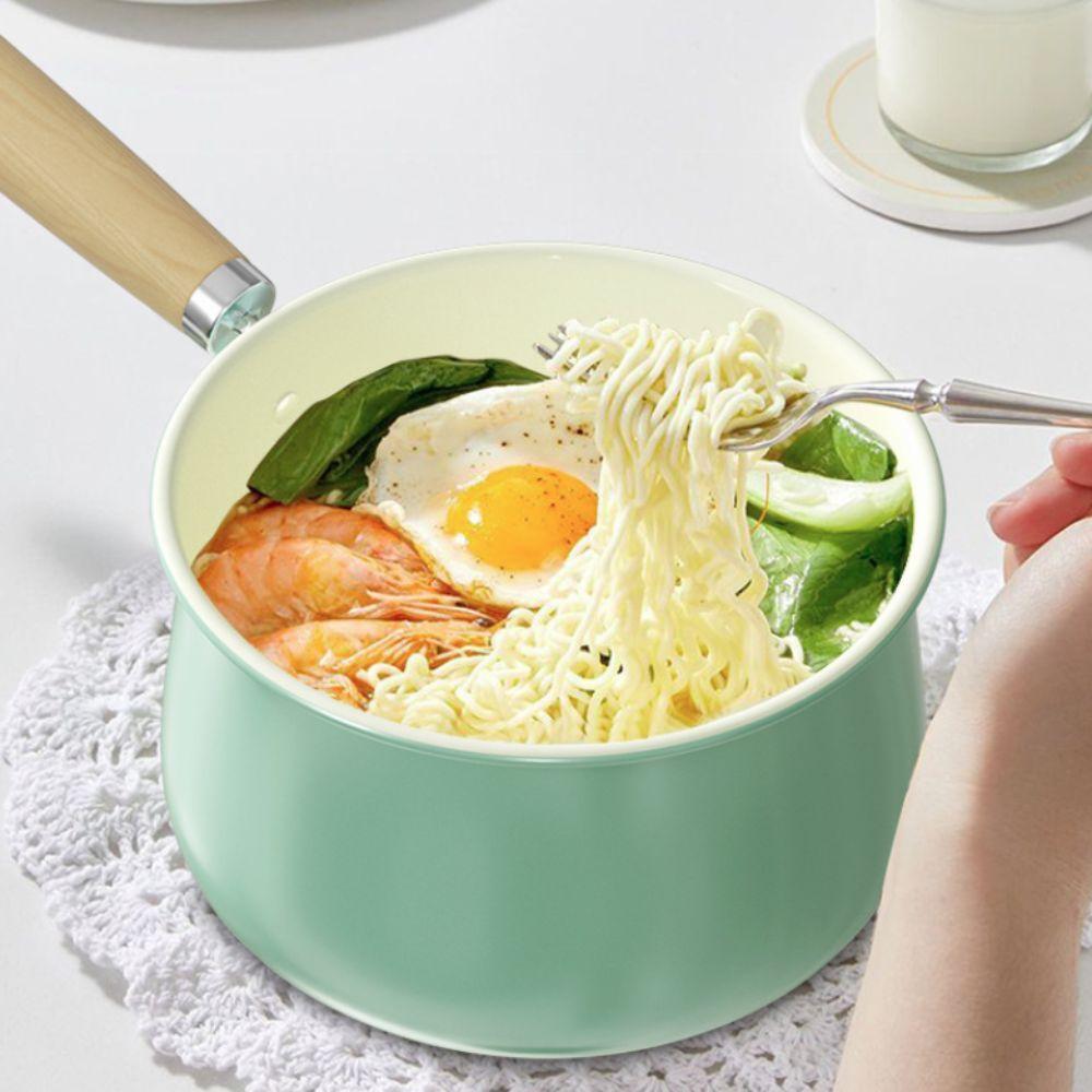Non-stick Soup Pan Mini Saucepan Universal Ceramic Glaze Milk Pot  Stove