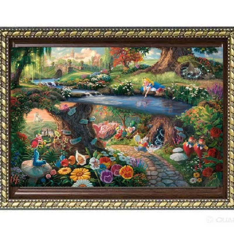 Meerjungfrauenprinzessin Leinwand Wandkunst Modernes Märchen Schlafzimmer Kinderzimmer Dekorative Malerei