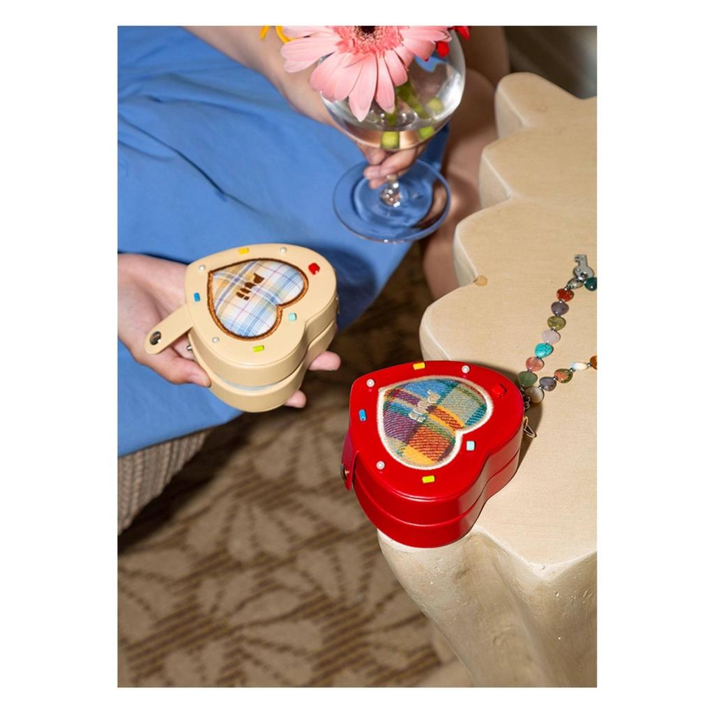 New Love Jewelry Box, Mini Girl Ring Earnail Jewelry Portable Box, Multi Functional Jewelry Storage Box