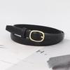 Style Vintage Ladies Jeans Belt Pu Material With Metal Pin Buckle For Daily Use