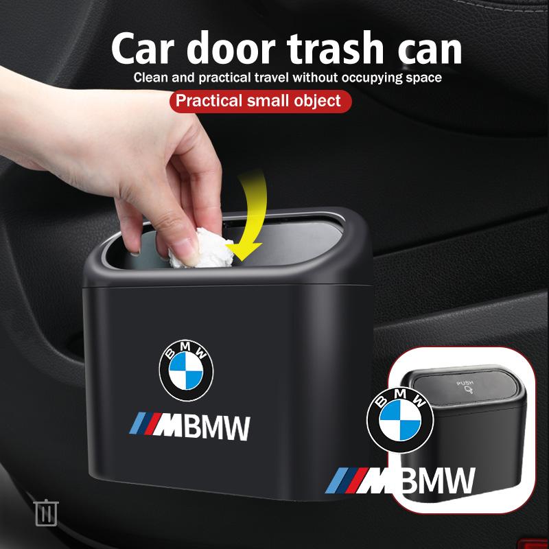 AAAOS1 Universal Car Trash Can Storage Multifunctional Garbage Case For BMW M3 M5 X3 E93 F10 F20 F30 F40 F15 F25 F26 F31 F49 F86