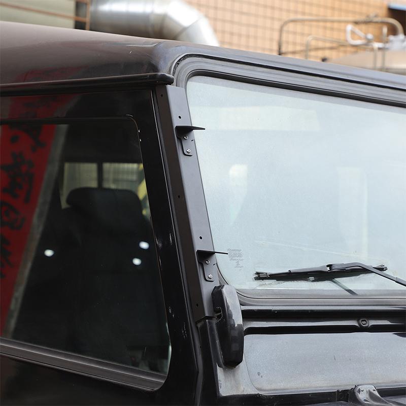 For Land Rover Defender 90 110 130 2004-18 Car Windshield A-Pillar Spotlight Brackets LED Work Lights Mounts Holder Accessories
