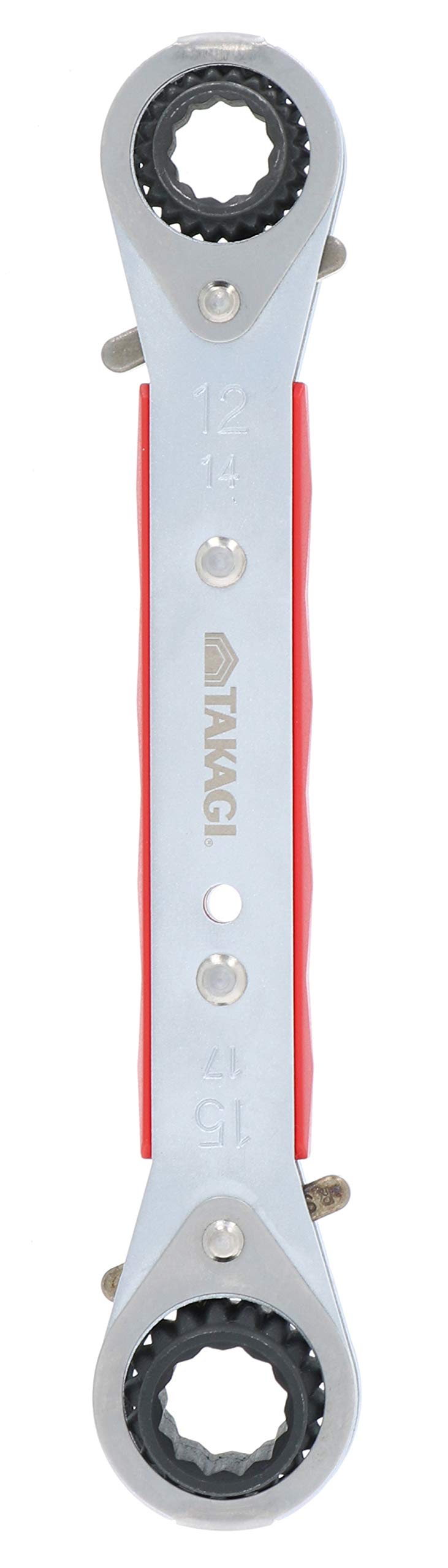 Takagi GISUKE Ratchet 12 x 14 x 15 x 17 mm Wrench, Flexible,