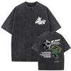 MF DOOM Washed Black Graphic T Shirt Hip Hop Rap Streetwear Unisex Tee