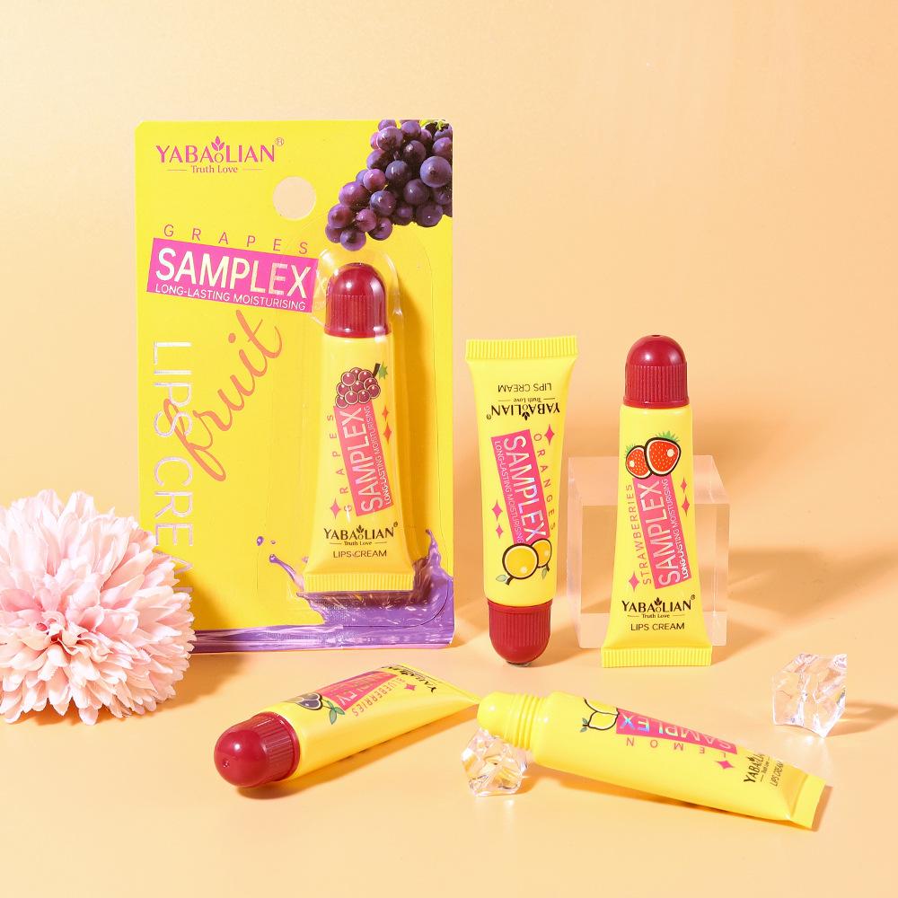 Lippenbalsam Make-up Farbloser Lippenbalsam Feuchtigkeitsspendend Feuchtigkeitsspendend Rissigkeitsvorbeugend Fruchtlippenöl