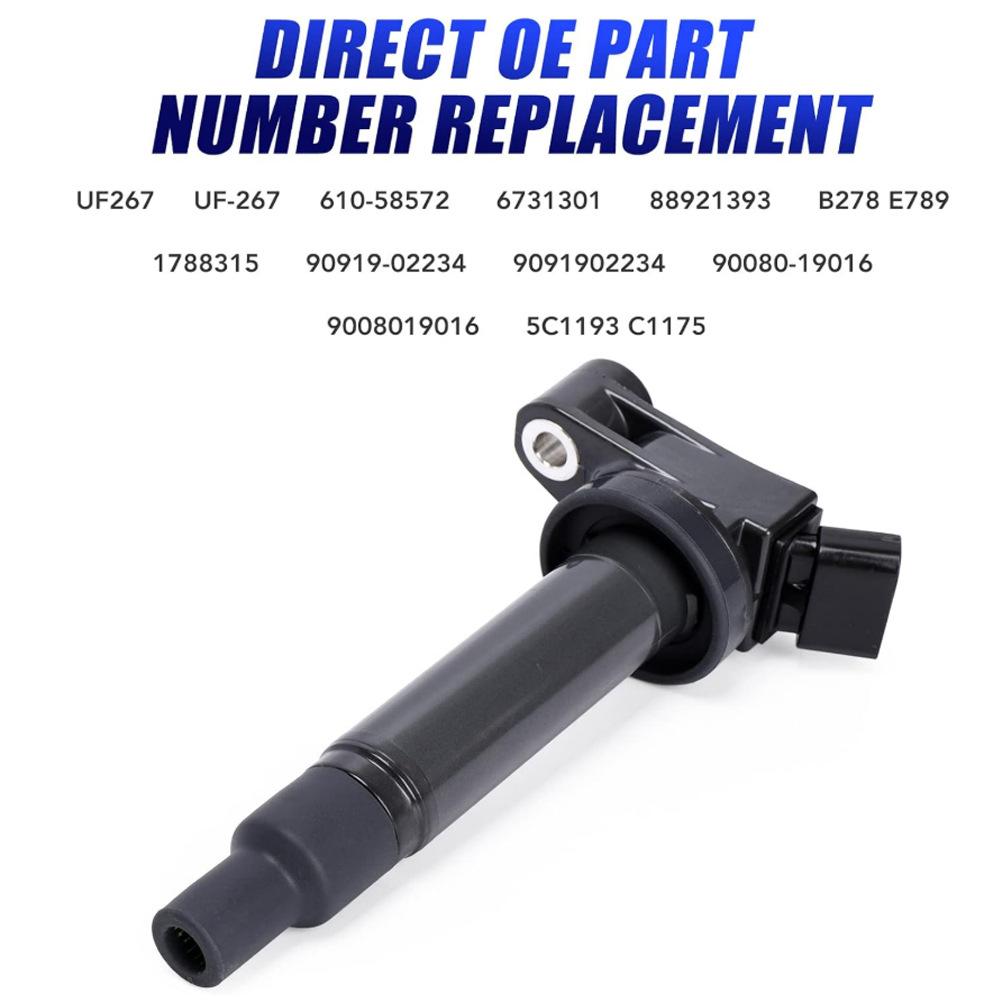 UF267 6 Ignition Coils for 3.0L V6 Toyota Camry (1999-2008)