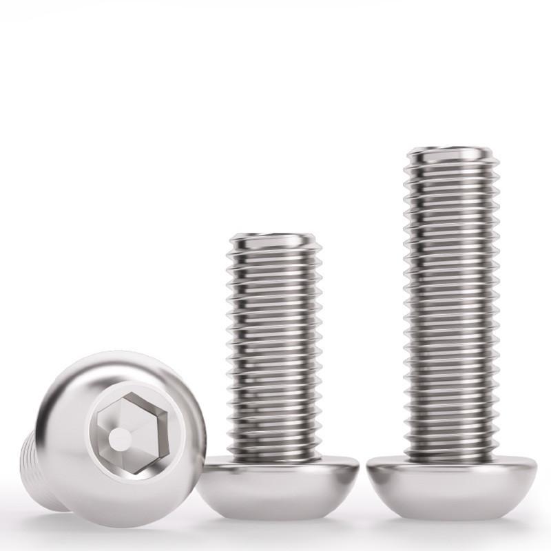 ISO7380 Stainless Steel Hex Drive Dome Head Screws - M2 to M16