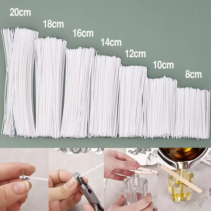 100PCs No Base Wax Smooth Texture Wax Wicks Gifts Sand Wax DIY Floating Wax Crafters Hand-Held For Candle Making