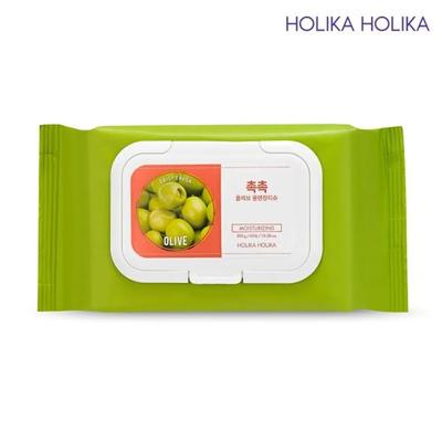 (1+1) Daily Fresh Moisturizing Olive Cleansing Tissues 60 Sheets